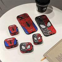 For Airpods 4 Case 2024,Disney Spiderman PU Leather TPU Protective Earphone