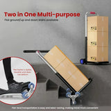 1pc Of Heavy-duty Folding Trolley With Wheels-portable Stair Crawling Wheel