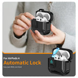 Magnetic Automatic Switch Earphone Cover For Airpods Pro 2 4 ANC Case Full Body