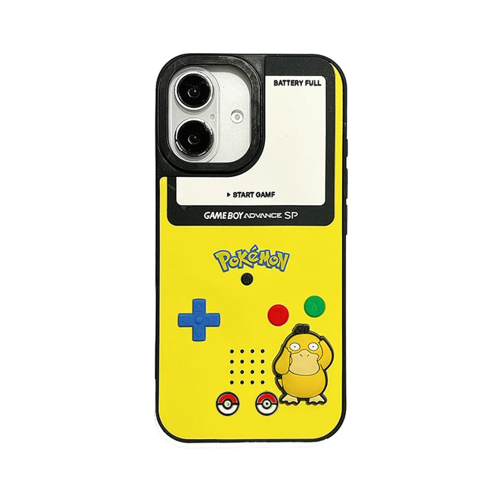 For iphone 17 16 Case,Pokemon Ball Gengar Silicone Protective Phone Cover For