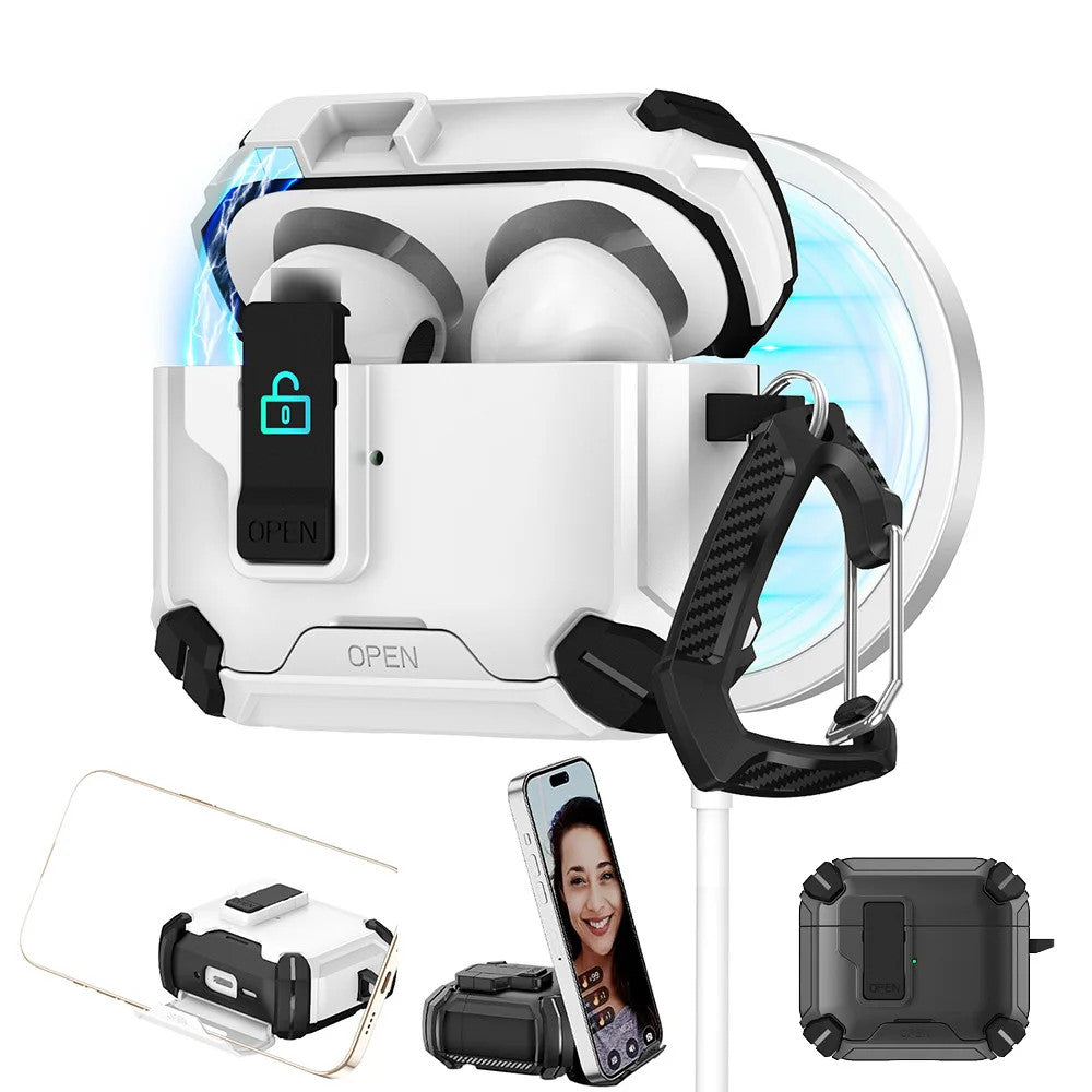 Magnetic Automatic Switch Earphone Case For Airpods Pro 2 Shockproof Wireless