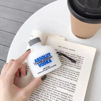 Anti-Fall Vodka Earphone Case Dustproof Silicone Bluetooth Headphone Protective
