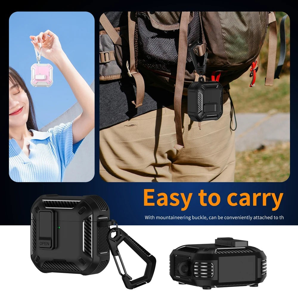 Magnetic Automatic Switch Earphone Cover For Airpods Pro 2 4 ANC Case Full Body