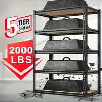 [Heavy Duty Shelving] Heavy Duty 5 Tier 2000LBS Metal Shelving Units |
