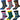 6 Pairs Unisex Men Cotton Socks Funny Geometric Trendy Socks Personality And