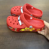 Disney Lightninged Mcqueens Pixar Hole Slippers Cartoon Solid Waterproof