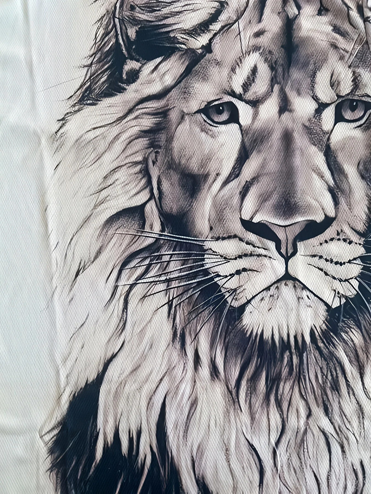 Men's Bold Lion 3D Print T-Shirt - Oversized, Short Sleeve, Crew Neck Tee with