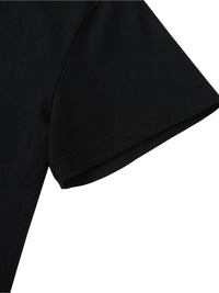 Men'S All-Season Cotton Crew Neck T-Shirt with Stylish Cross Print - Casual