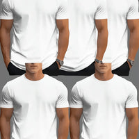 5 Piece of Blank TShirt For Men or women Unisex Casual Short Sleeve Tee 100%