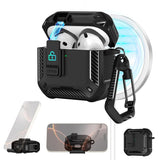 Magnetic Automatic Switch Earphone Cover For Airpods Pro 2 4 ANC Case Full Body