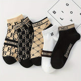 12 Pairs Men'S & Women'S Socks - Summer Lightweight, Thin, Versatile, Geometric Pattern, Polyester & Spandex, Hand Wash or Dry Clean, Casual Sock Design, Casual Sock Design|Geometric Pattern Socks|Polyester Spandex Blend