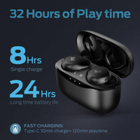 Monster Wireless Earbuds, Touch Control Bluetooth Earphones with Charging Case, Lightweight in-Ear Headphones, Built-in Microphone, IPX6 Waterproof, Fast Charging Sports Bluetooth Headset