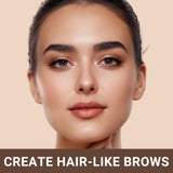 iMethod Eyebrow Pen - Eyebrow Pencil with Micro 4-Fork Tip, Microblading Eyebrow Pen for Natural Hair-Like Brows, Long-Lasting Eye Brow Pencils for Women, Smudge-proof, Black Brown