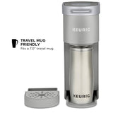 Keurig K-Mini Single Serve K-Cup Pod Coffee Maker, 6 to 12oz Brew size, with Cord Storage, Perfect for Small Spaces, Studio Gray