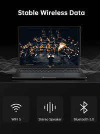 KAIGERR 16.0-inch Laptop, 16GB DDR4 512GB SSD, Newest Windows 11 Laptop with Intel 12th Gen Alder Lake N97(Up to 3.6GHz), 1920P FHD Display, Metal Shell, WiFi 6, USB3.2, Type_C, Long Battery Life