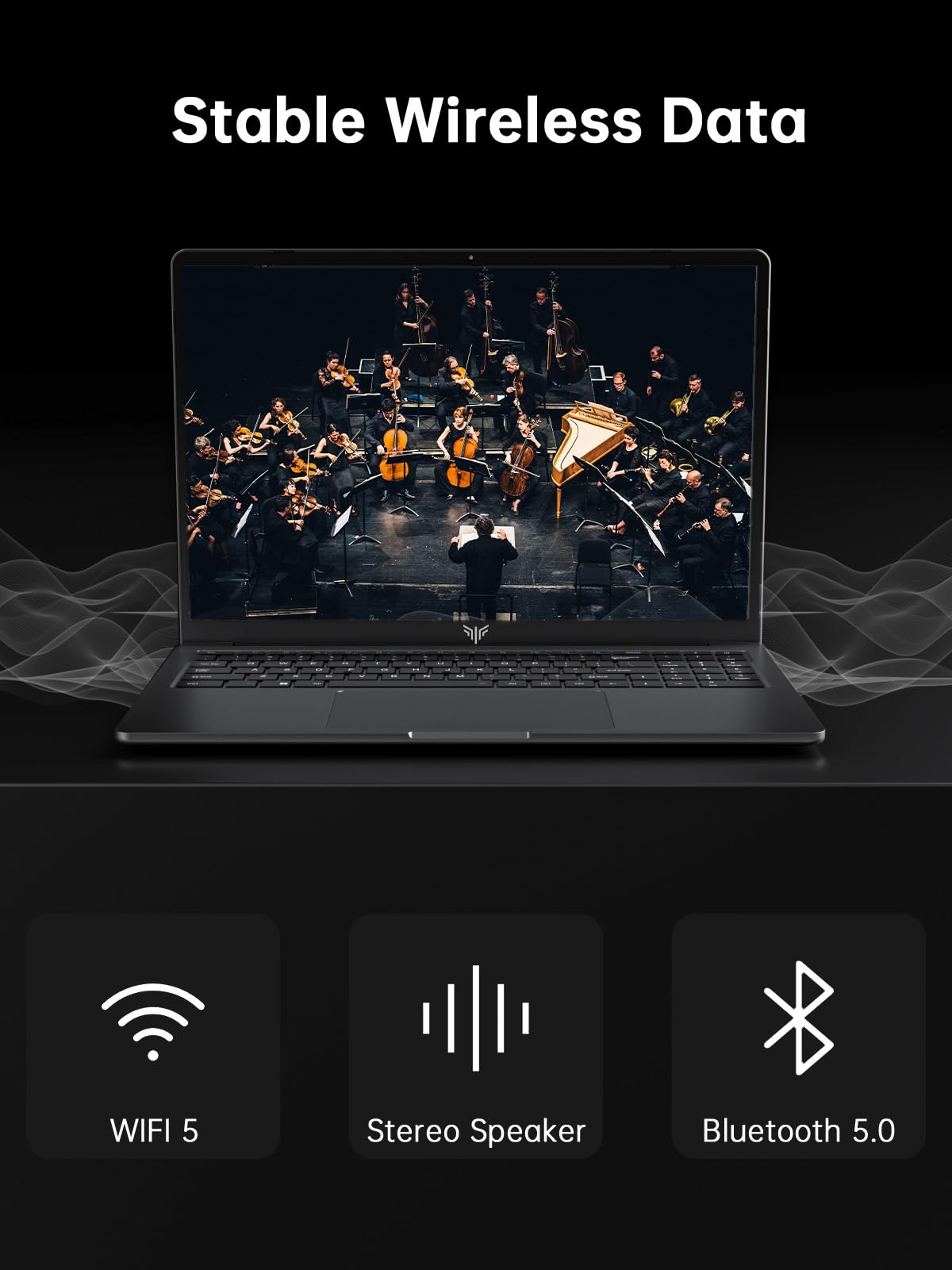 KAIGERR 16.0-inch Laptop, 16GB DDR4 512GB SSD, Newest Windows 11 Laptop with Intel 12th Gen Alder Lake N97(Up to 3.6GHz), 1920P FHD Display, Metal Shell, WiFi 6, USB3.2, Type_C, Long Battery Life