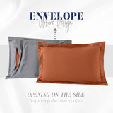 Elegant Comfort 3-Piece Reversible Comforter Set, All Season Cozy, Soft Down Alternative, Quilted - Box Stitched - Duvet Insert with 4 Corner Tabs, Comforter with Shams, Twin XL, Coral/Gray