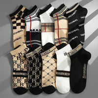 12 Pairs Men'S & Women'S Socks - Summer Lightweight, Thin, Versatile, Geometric Pattern, Polyester & Spandex, Hand Wash or Dry Clean, Casual Sock Design, Casual Sock Design|Geometric Pattern Socks|Polyester Spandex Blend