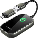 Luckymore Wireless Carplay Adapter, Converts Wired to Wireless Carplay Dongle for Wireless Control Plug & Play Carplay Fit for Cars from 2017 & for Apple iPhone iOS 10+