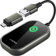 Luckymore Wireless Carplay Adapter, Converts Wired to Wireless Carplay Dongle for Wireless Control Plug & Play Carplay Fit for Cars from 2017 & for Apple iPhone iOS 10+