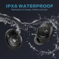 Monster Wireless Earbuds, Touch Control Bluetooth Earphones with Charging Case, Lightweight in-Ear Headphones, Built-in Microphone, IPX6 Waterproof, Fast Charging Sports Bluetooth Headset
