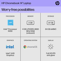 HP Chromebook 14-inch Laptop