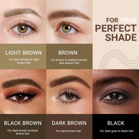 iMethod Eyebrow Pen - Eyebrow Pencil with Micro 4-Fork Tip, Microblading Eyebrow Pen for Natural Hair-Like Brows, Long-Lasting Eye Brow Pencils for Women, Smudge-proof, Black Brown