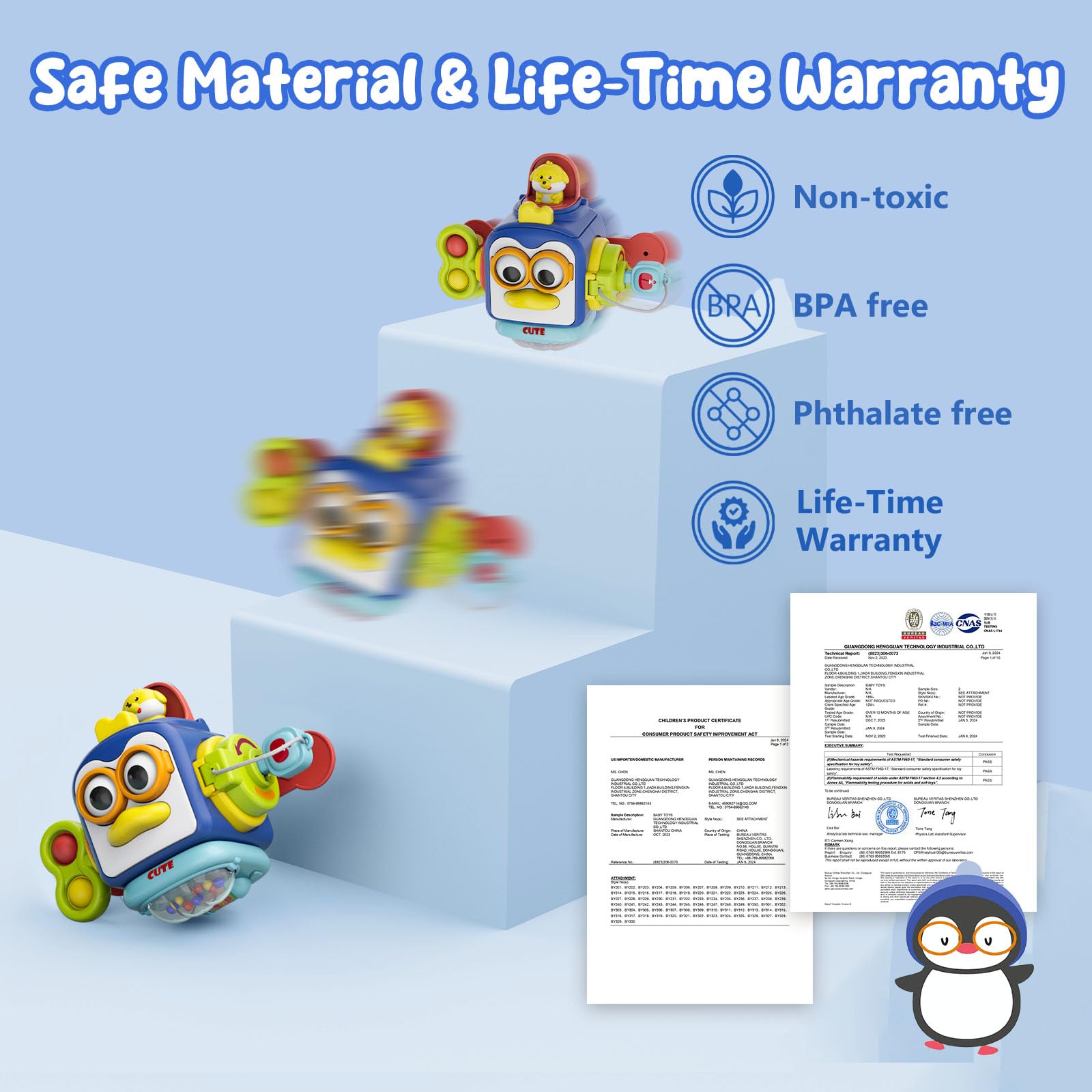 OSIMILY Montessori Toys for 1 Year Old, Sensory Toys for Toddlers 1-3, Travel Activities Busy Cube, Baby Gifts for 12 18 Month, Motor Skills Educational Learning Toys