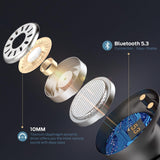 Monster Wireless Earbuds, Touch Control Bluetooth Earphones with Charging Case, Lightweight in-Ear Headphones, Built-in Microphone, IPX6 Waterproof, Fast Charging Sports Bluetooth Headset