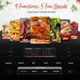 COSORI Air Fryer 9-in-1, Compact & Large 6-Qt, Fast Turbo Modes, 90-450°F Evenly Results with Precise Temperature Control, 95% Less Oil, Roast, Bake, Dry, Reheat, Frozen, Broil, Proof, Grey