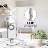 OVENTE Electric Immersion Water Heater (Pack of 2), 300W Mini Submersible Instant Boiler for Coffee and Tea, Portable, Lightweight and Easy to Use Home, Travel or Camping Accessories, White CH3012