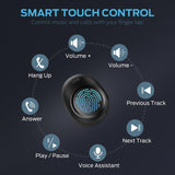 Monster Wireless Earbuds, Touch Control Bluetooth Earphones with Charging Case, Lightweight in-Ear Headphones, Built-in Microphone, IPX6 Waterproof, Fast Charging Sports Bluetooth Headset