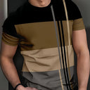 Men'S New Lightweight Sports Short-Sleeved Comfortable Quick-Drying T-Shirt Classic Fashion Top