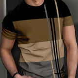 Men'S New Lightweight Sports Short-Sleeved Comfortable Quick-Drying T-Shirt Classic Fashion Top