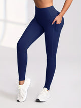 6pcs Women's High-Waisted Leggings - Non-See-Through Pants with Side Pockets, Stretchy All-Season & Casual Pants, Machine Washable Everyday Pants for Women, Leggings for Women, Leggings with Pockets, Womens Leggings, Women Le