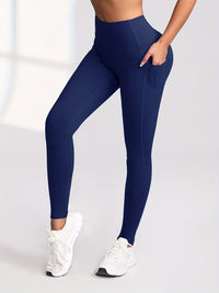 6pcs Women's High-Waisted Leggings - Non-See-Through Pants with Side Pockets, Stretchy All-Season & Casual Pants, Machine Washable Everyday Pants for Women, Leggings for Women, Leggings with Pockets, Womens Leggings, Women Le