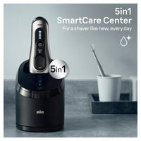 Braun Series 8 Electric Shaver, Holiday Gifts for Men, Shaving Kit with 4+1 Shaving Elements, Precision Long Hair Trimmer, SmartCare Center, PowerCase