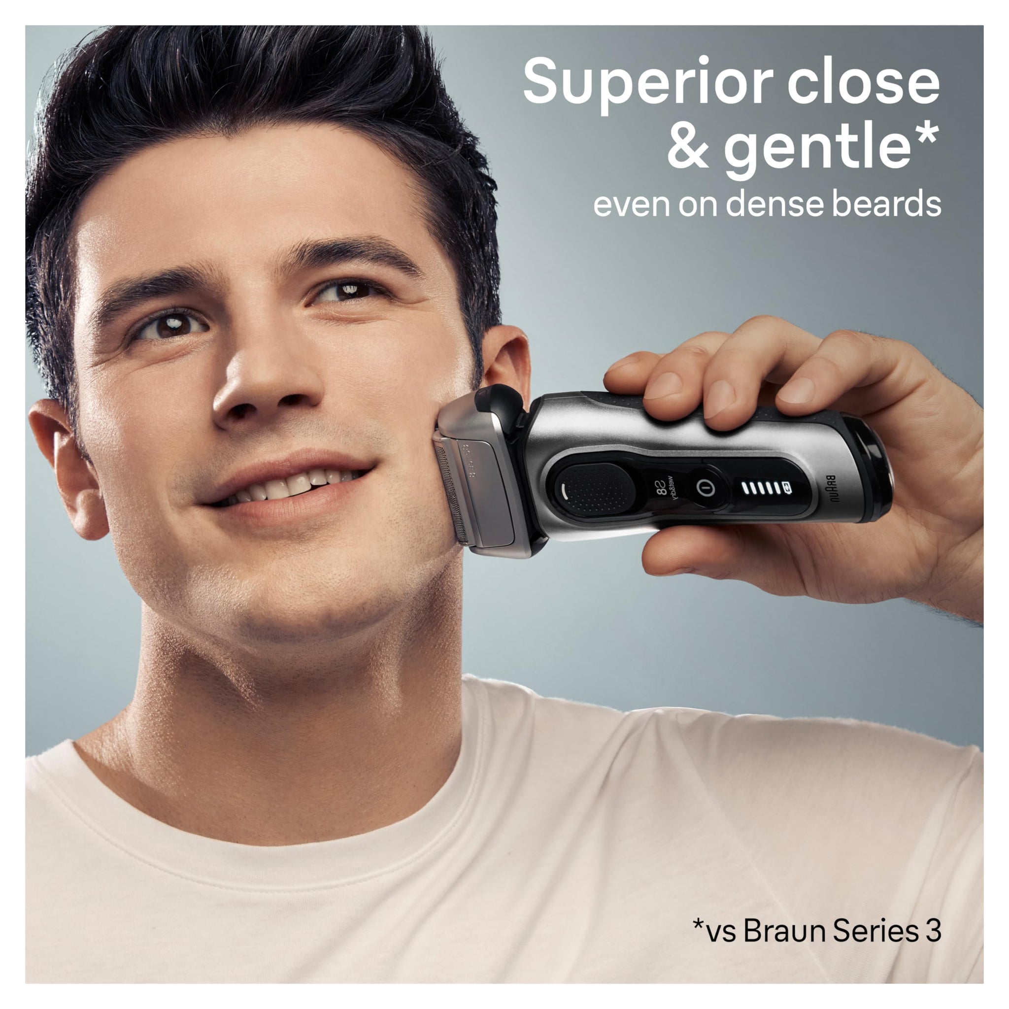 Braun Series 8 Electric Shaver, Holiday Gifts for Men, Shaving Kit with 4+1 Shaving Elements, Precision Long Hair Trimmer, SmartCare Center, PowerCase