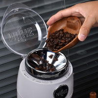 IKAPE Wooden Coffee Bean Dosing Cup and Spray Bottle Kit for Espresso, Coffee Bar Accessories for Reducing Coffee Power Static, Dosing Tray for Coffee or Tea, Sugar(Black)