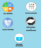 Elegant Comfort Luxury 2-Piece Duvet Cover Set - 1500 Premium Hotel Quality Microfiber Hotel Collection - Comforter Cover with Button Closure and 1 Pillow Sham, Twin/Twin XL, Royal Blue