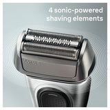 Braun Series 8 Electric Shaver, Holiday Gifts for Men, Shaving Kit with 4+1 Shaving Elements, Precision Long Hair Trimmer, SmartCare Center, PowerCase