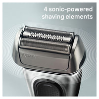 Braun Series 8 Electric Shaver, Holiday Gifts for Men, Shaving Kit with 4+1 Shaving Elements, Precision Long Hair Trimmer, SmartCare Center, PowerCase