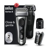 Braun Series 8 Electric Shaver, Holiday Gifts for Men, Shaving Kit with 4+1 Shaving Elements, Precision Long Hair Trimmer, SmartCare Center, PowerCase