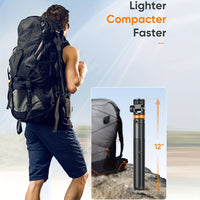 62" Phone Tripod, Tripod For iPhone/ Android & Selfie Stick Tripod With Remote, Upgraded iPhone Tripod Stand & Travel Tripod, Solidest Cell Phone Tripod Compatible With iPhone 15/14/13