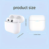 Wireless Earbuds Auto Noise Cancelling Wireless 5.3 In-Ear Headphones With HiFi Stereo Sound, Smart Touch Control, Lower Latency More Stable Connection And Faster Speed, 48Hrs Playtime, Pop-ups Auto Pairing For IPhone/Android