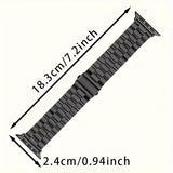 Stainless Steel Watch Band Suitable For Apple Ultra/Ultra2/8/7/6/5/4/3/2/1/SE Watch 38/40/41/42/44/45/49mm + Watch Remover