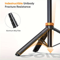 62" Phone Tripod, Tripod For iPhone/ Android & Selfie Stick Tripod With Remote, Upgraded iPhone Tripod Stand & Travel Tripod, Solidest Cell Phone Tripod Compatible With iPhone 15/14/13