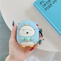 Blue Penguin Earphone Case for Apple AirPods Pro / 1 / 2