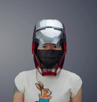 New AutoKing 1:1 Mk5 Iron Man Helmet Cosplay Voice Control Eyes with Light Model Toys for Adult Electric Wearable Christmas Gift