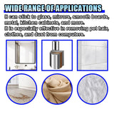 3PCS Car Dashboard Non-Slip Mats, Removable Sticky Silicone Gel Pad, Multi-Functional Auto Magic Gel Holder Stick to Cell Phone